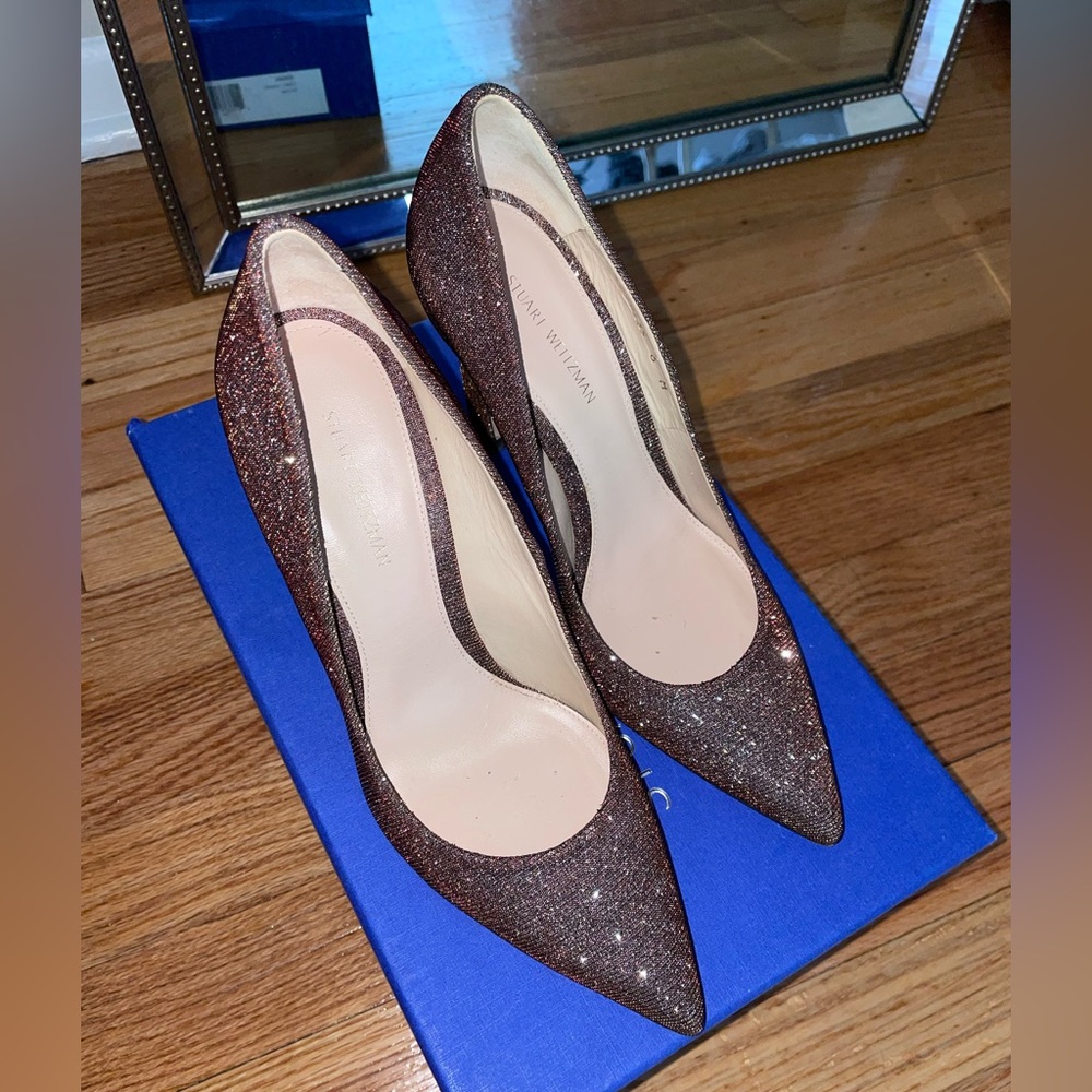 Stuart Weitzman glitter heels size 36